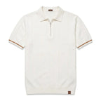 Tipped Cuff Zip Shirt