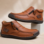 Handmade Side Zip Casual Shoes