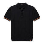 Tipped Cuff Zip Shirt