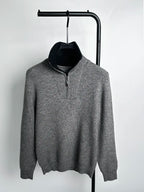 Half-Zip Knit Pullover Sweater