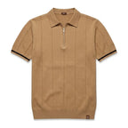 Tipped Cuff Zip Shirt