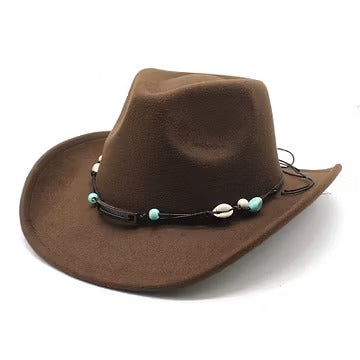 Wool Blend Wide Brim