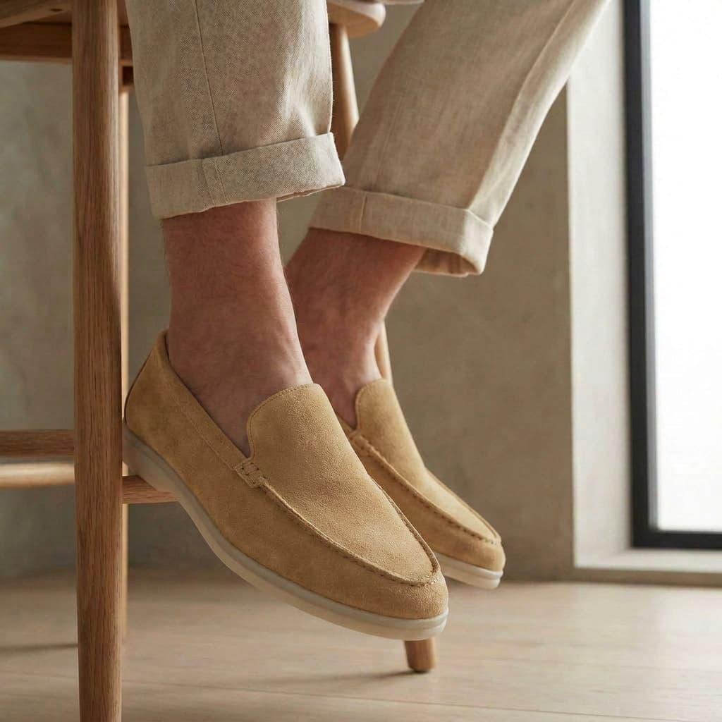 Premium Suede Slip-On Loafers