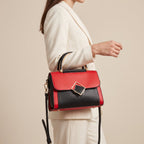 Block Crossbody Shoulder Bag