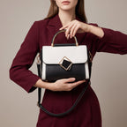 Block Crossbody Shoulder Bag