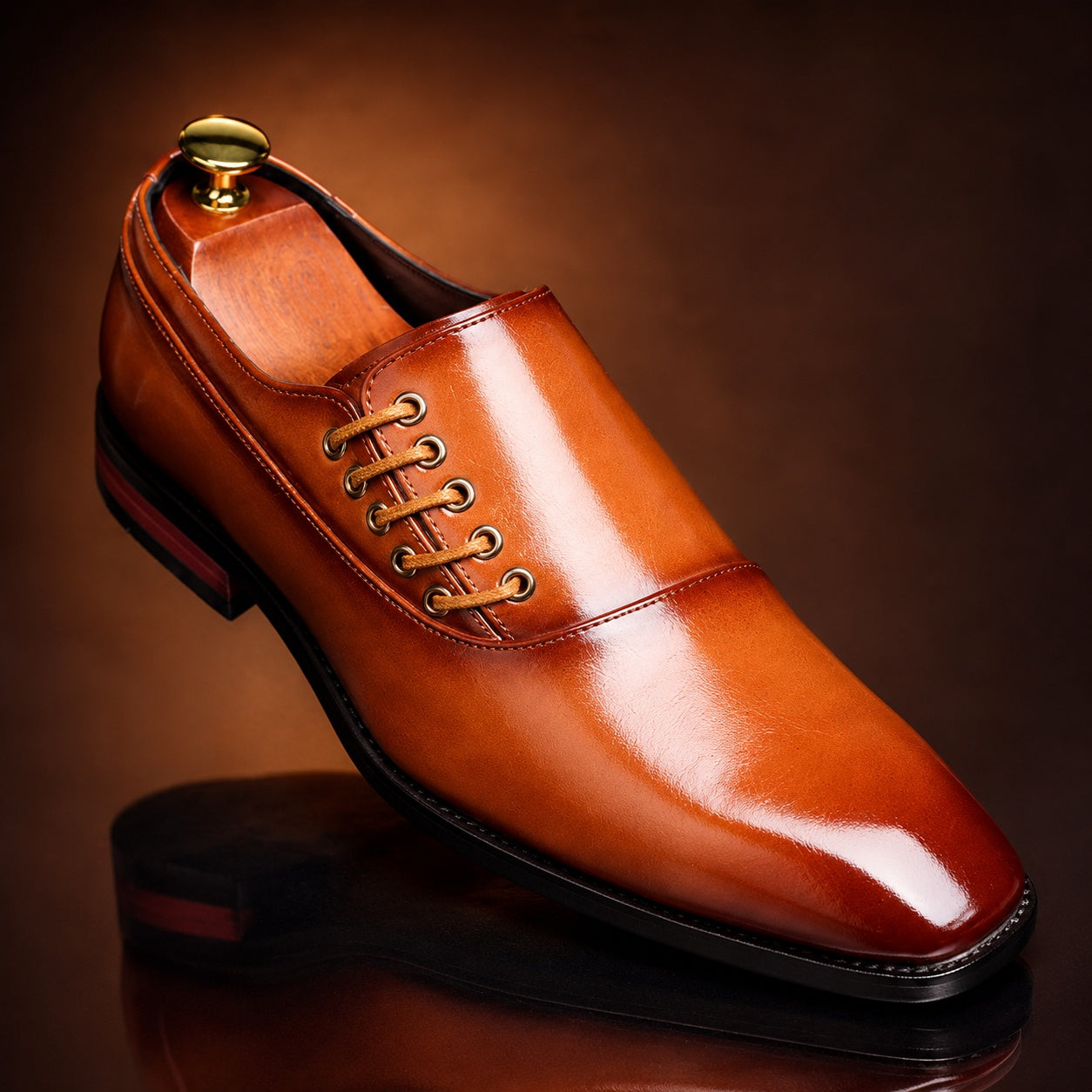 Leather Business Oxford Shoes