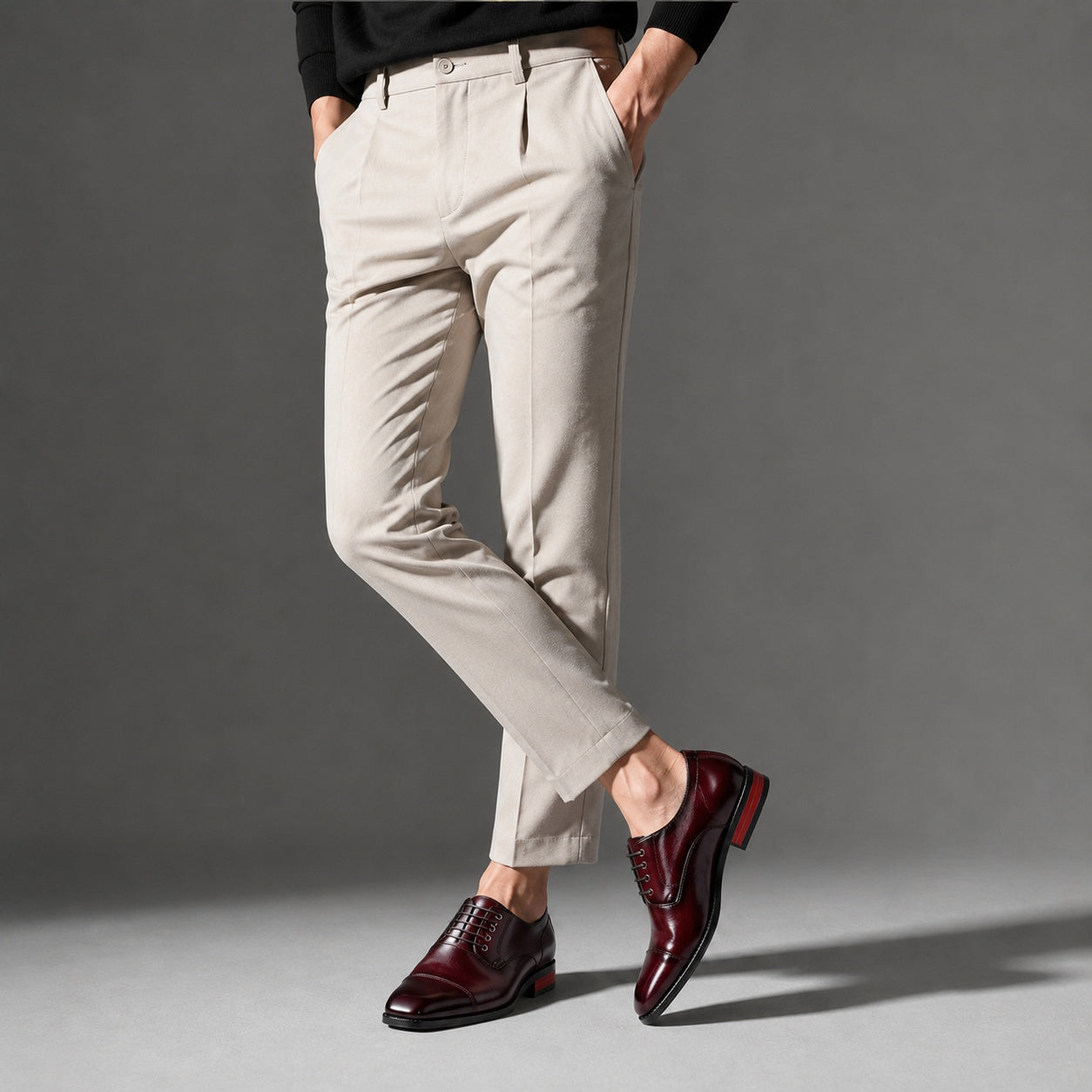 Leather Business Oxford Shoes