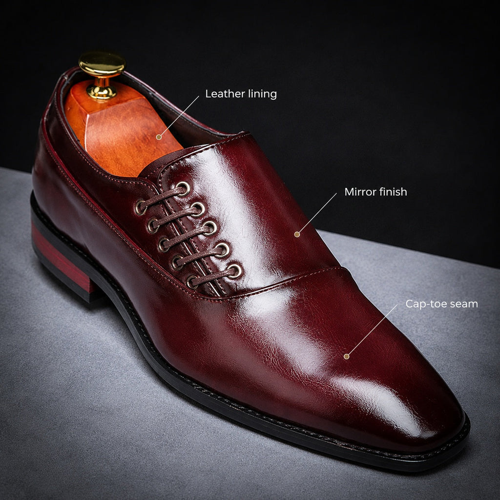 Leather Business Oxford Shoes