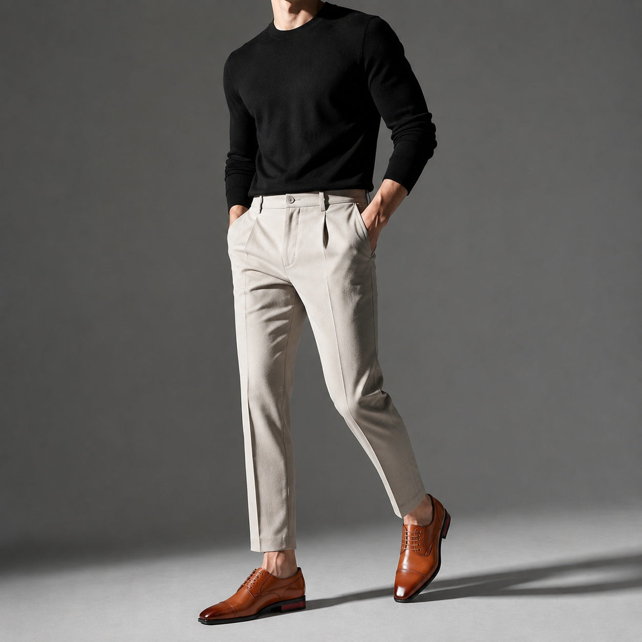 Leather Business Oxford Shoes