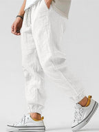High-Waist Casual Trousers