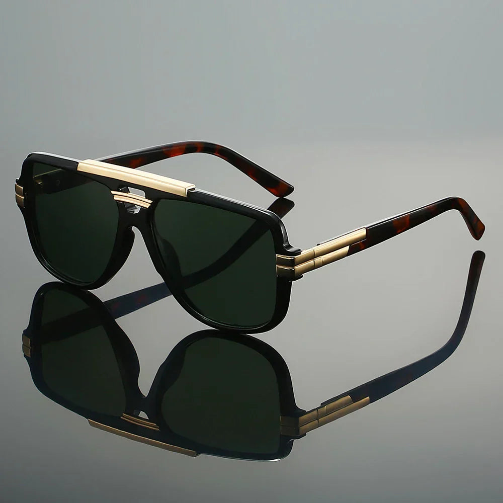 Double Bridge Pilot Sunglasses