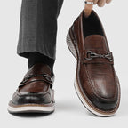 Oxford Shoes with Metal Accent