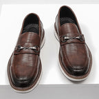 Oxford Shoes with Metal Accent