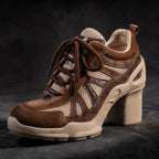 Women's Retro Lace-Up Pumps