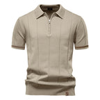 Monza Zip Knit Polo Shirt