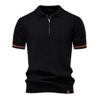 Monza Zip Knit Polo Shirt