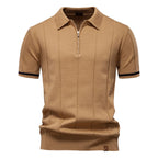 Monza Zip Knit Polo Shirt