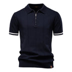 Monza Zip Knit Polo Shirt