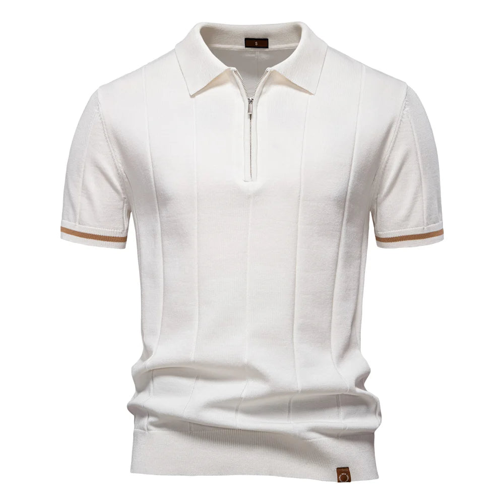 Monza Zip Knit Polo Shirt