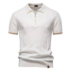 Monza Zip Knit Polo Shirt