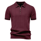 Monza Zip Knit Polo Shirt