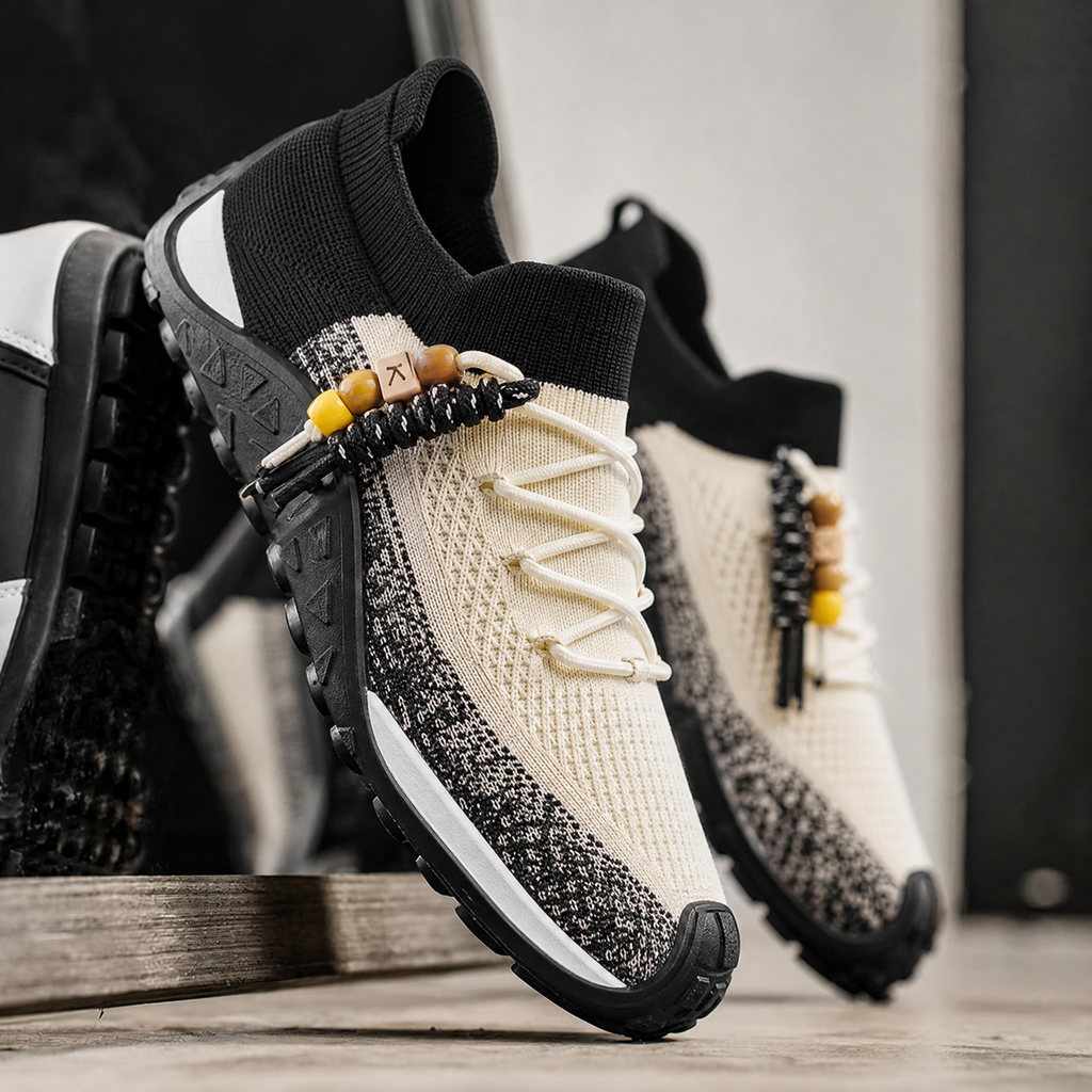 Mesh Slip-On Walking Sneakers