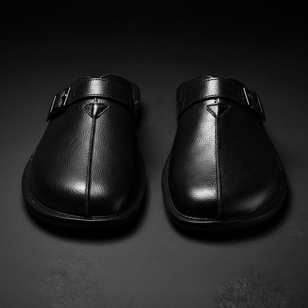 Leather Comfort Mules