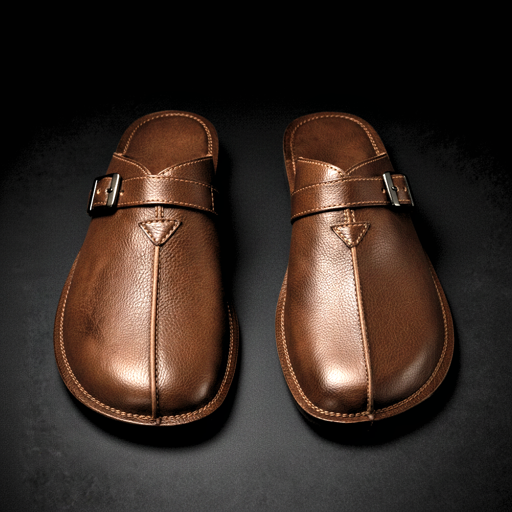 Leather Comfort Mules