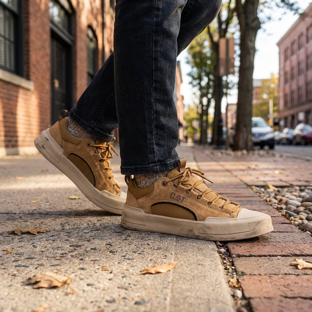 UrbanEdge Leather Sneakers