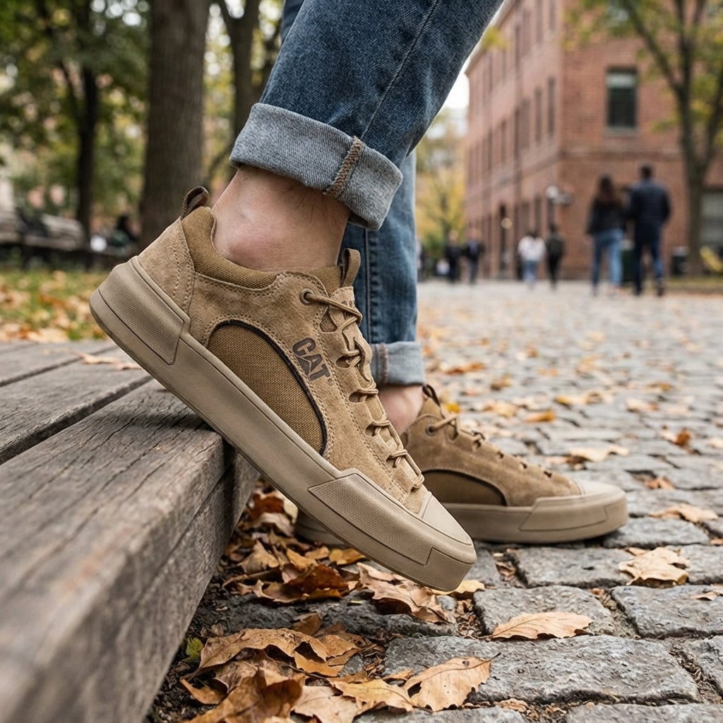 UrbanEdge Leather Sneakers