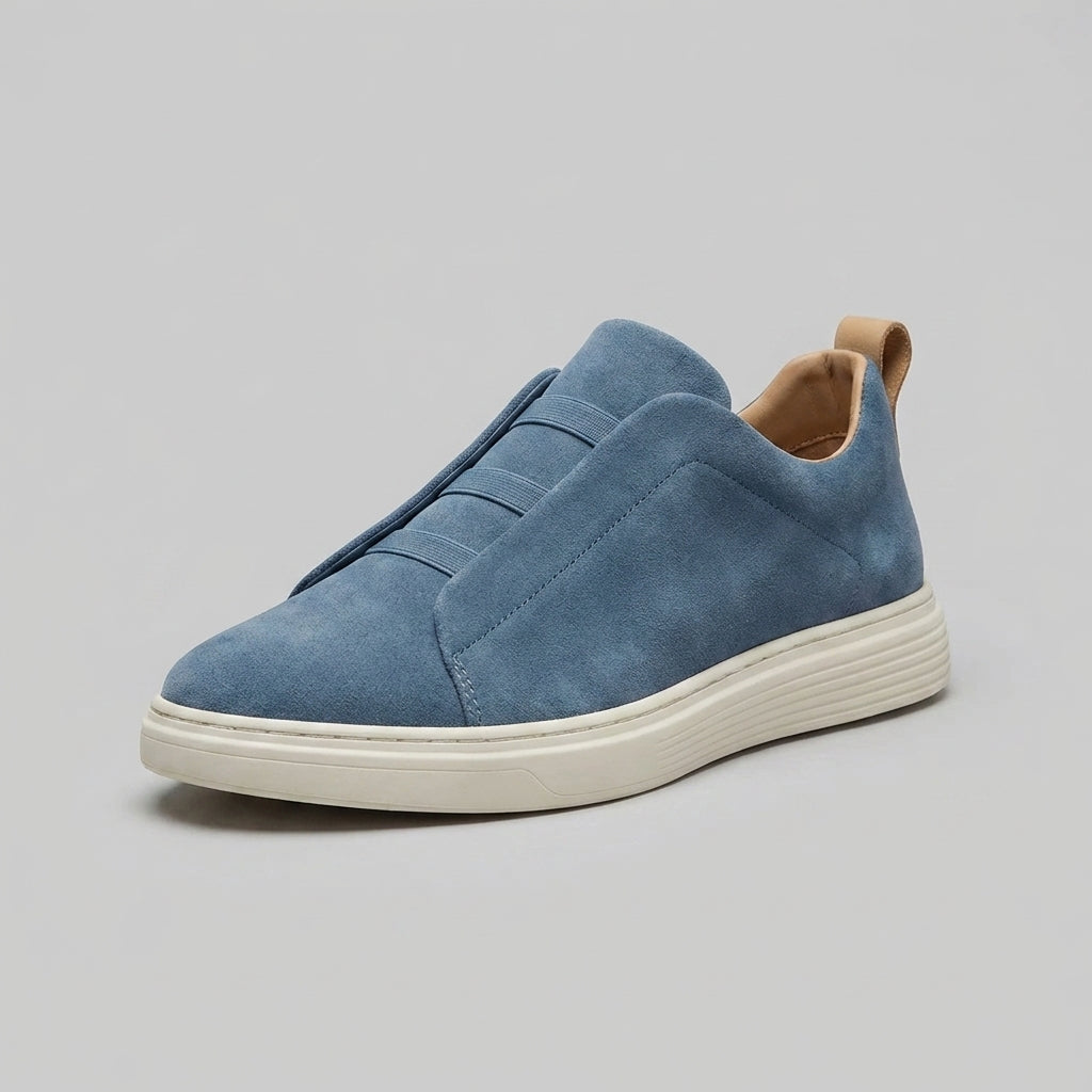 Faux Suede Slip-On Loafers