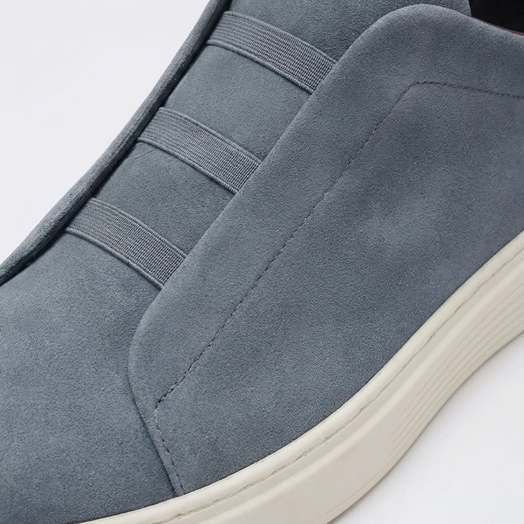 Faux Suede Slip-On Loafers