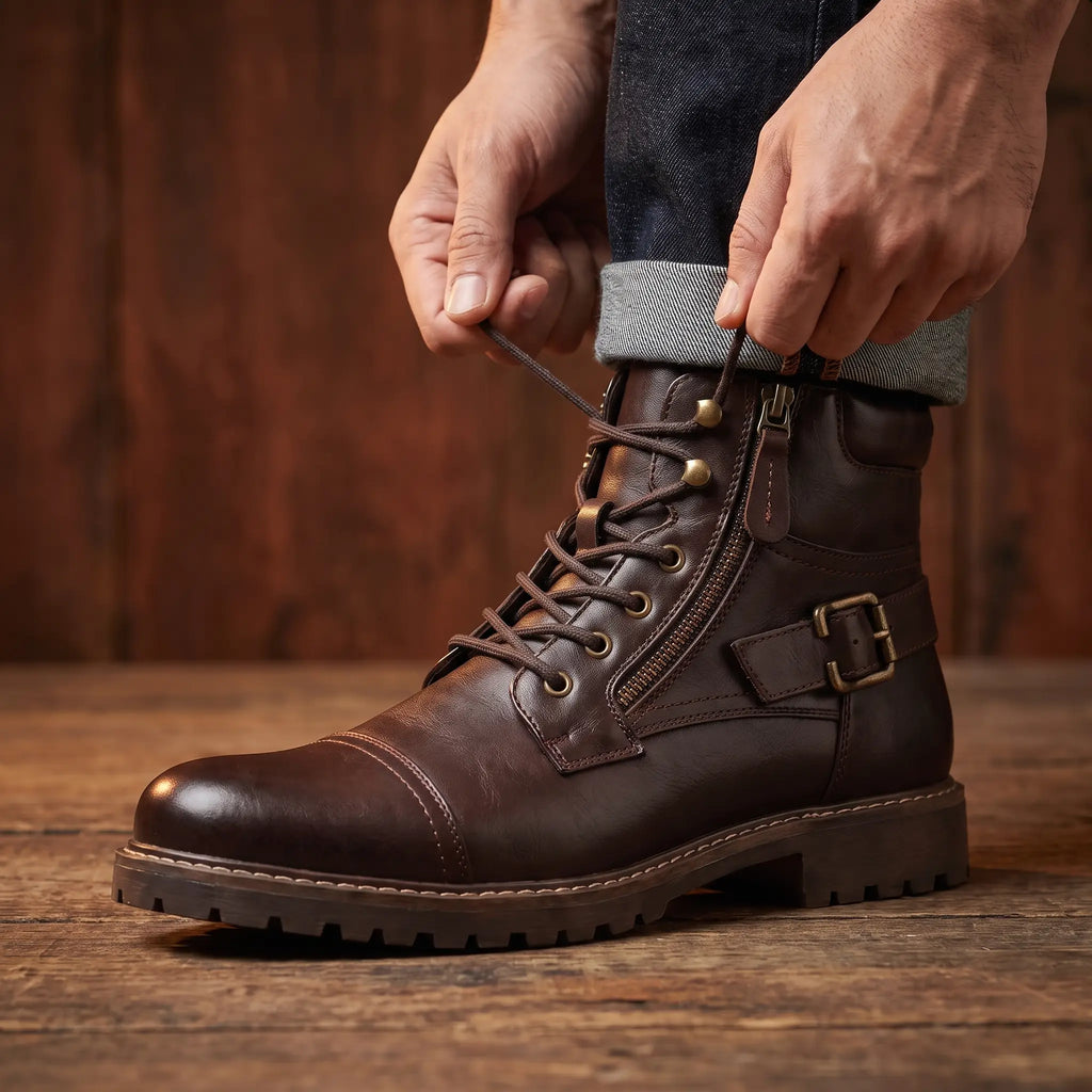 Square Heel Casual Boots