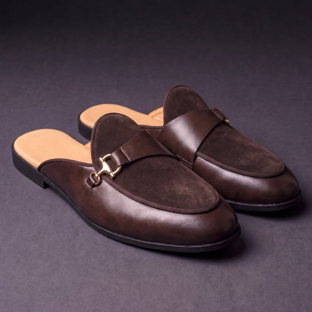 Premium Suede Slip-On Mules