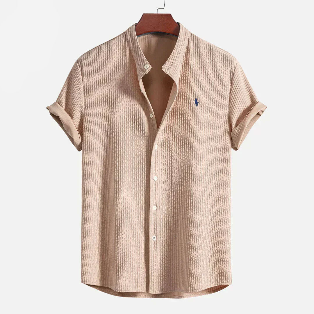 Men’s Slim Fit Ribbed Shirt