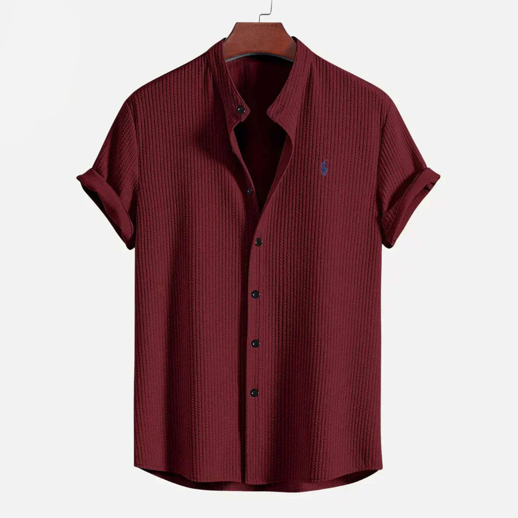 Men’s Slim Fit Ribbed Shirt