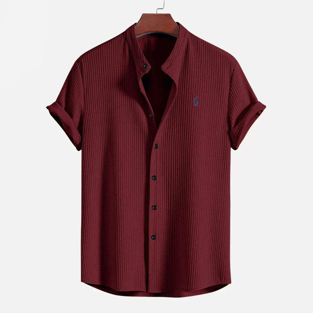 Men’s Slim Fit Ribbed Shirt