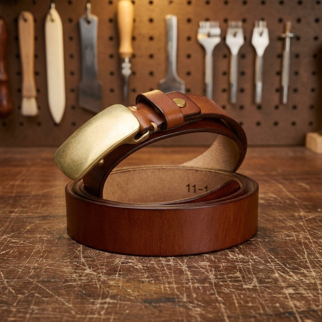 Grain Brass Buckle