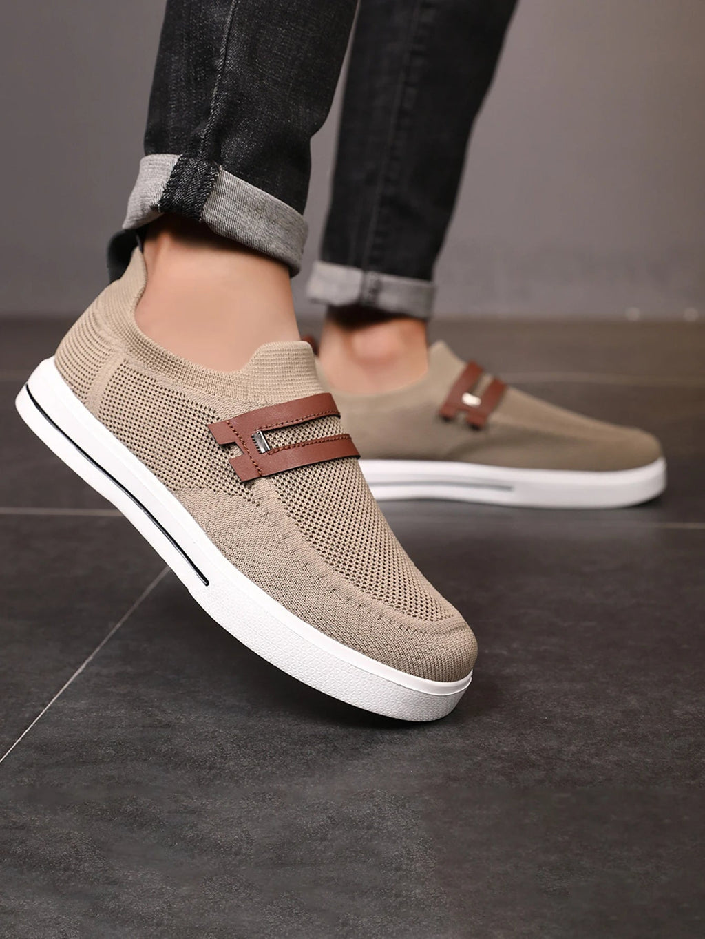 Canvas Slip-On Casual Shoes
