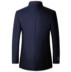 Stand Collar Woollen Coat