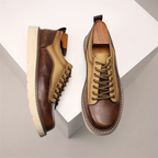 Retro Leather Canvas Shoes