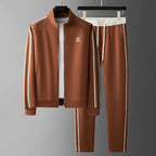 Stand-Collar Casual Sports Suit