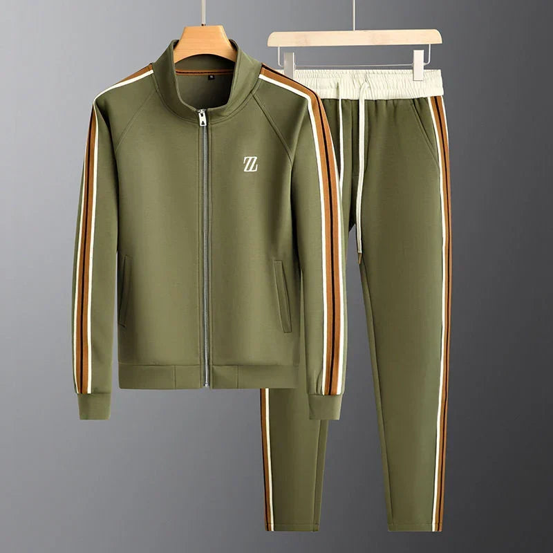 Stand-Collar Casual Sports Suit