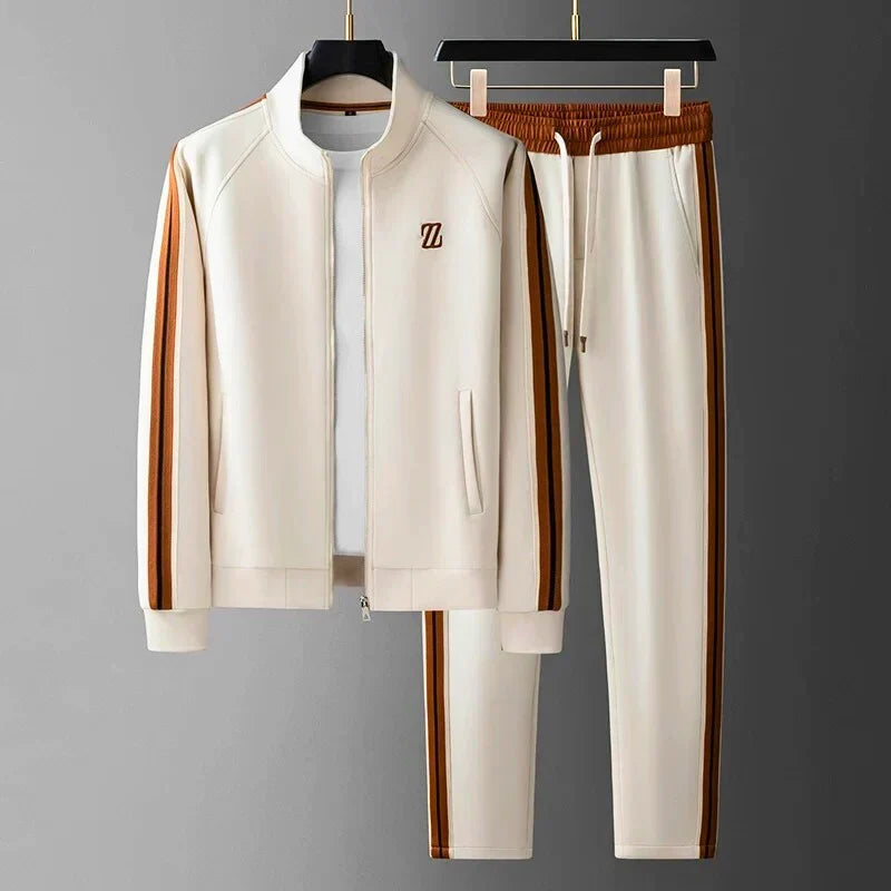 Stand-Collar Casual Sports Suit