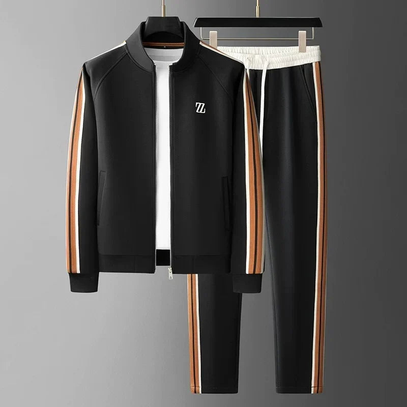 Stand-Collar Casual Sports Suit
